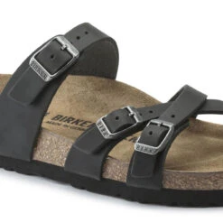 Women's Birkenstock Franca Sandal - Black -The Famous Shoe Store womens birkenstock franca sandal 1021112 black closeup 56325.1642532820