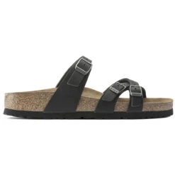 Women's Birkenstock Franca Sandal - Black -The Famous Shoe Store womens birkenstock franca sandal 1021112 black side 48928.1642532820