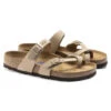 Women's Birkenstock Mayari Soft Footbed Nubuck Leather Sandal - Sandcastle -The Famous Shoe Store womens birkenstock mayari soft footbed sandal 1022212 SANDCSTL sandcastle 53815.1655996224