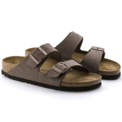 Women's Birkenstock Arizona Birkibuc Sandal-Mocha -The Famous Shoe Store womens birkenstock arizona birkibuc 151183 mocha main 90421.1615234343