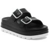 Women's JSlides Simply B Platform Slide Sandal -The Famous Shoe Store womens jslides simply b black and white main 45299.1681767421
