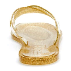 Women's Beach By Matisse Villa Jelly Shoe -The Famous Shoe Store womens matisse beach villa jelly shoe gold glitter back 56007.1656098543