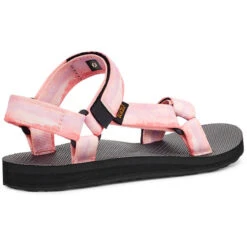 Women's Teva Original Universal Tie Dye Sandal -The Famous Shoe Store womens teva original universal tie dye sandal SBPN sorbet pink back 45597.1653589065